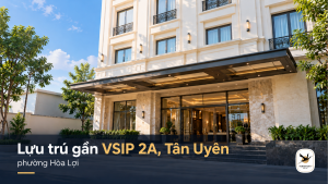 Khách sạn gần Tân Uyên và VSIP 2A, mặt tiền Soravant Hotels tại phường Hòa Lợi