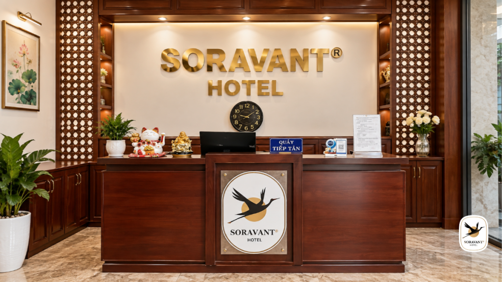 Quầy lễ tân Soravant Hotels, lựa chọn khi không ở khách sạn Dĩ An